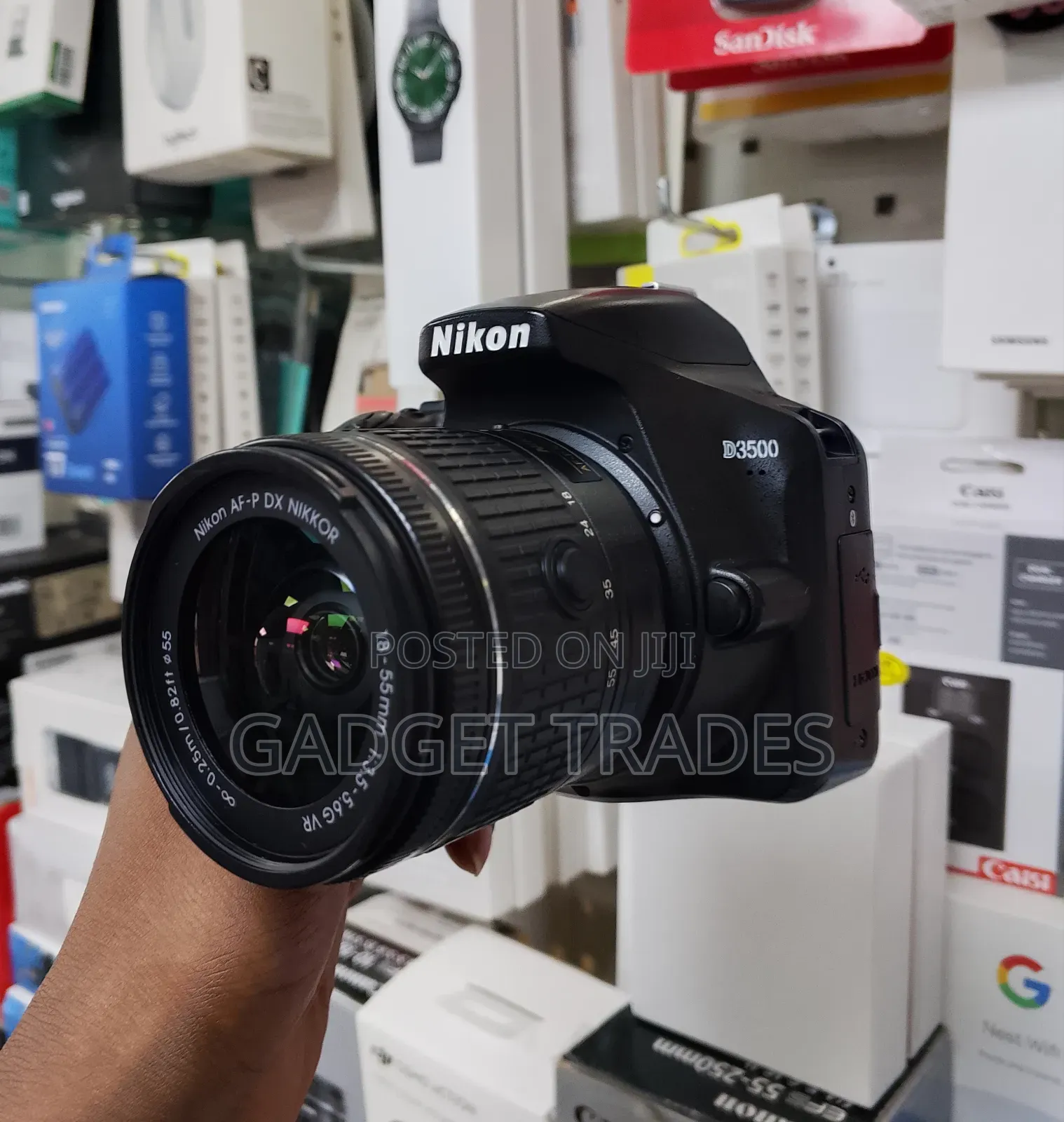 Nikon D3500 DSLR Camera With 18-55mm Lens