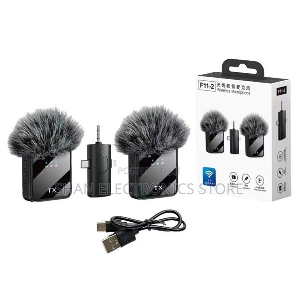 2 in 1 Wireless Lapel Microphone for iPhone Android- F15-2 - main view