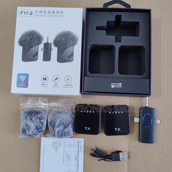 F15 (2in1) Dual Noise Cancelling Prof Wireless Mic for Android/Iphon - main view