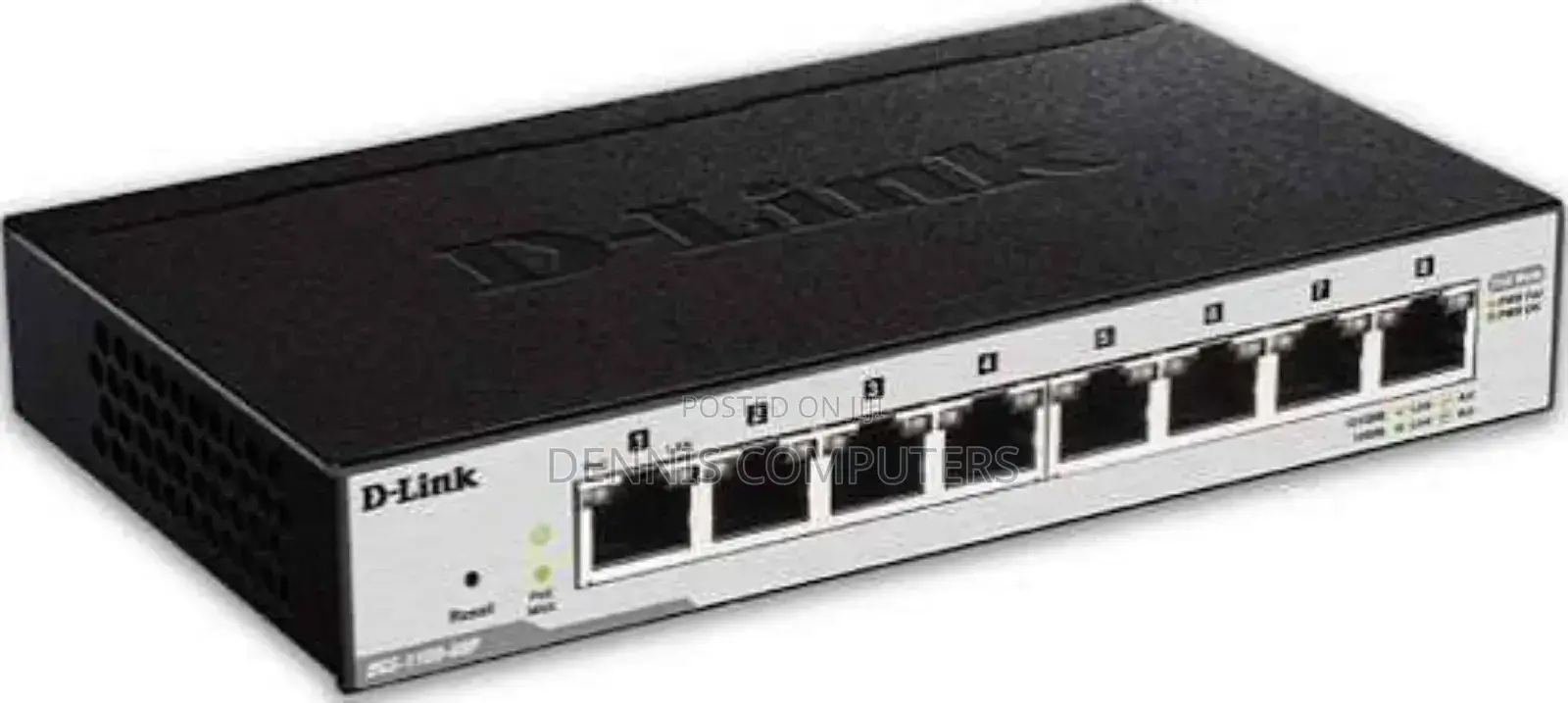 D-Link 8-Port Gigabit Poe Smart Managed Switch -DGS-1100-0