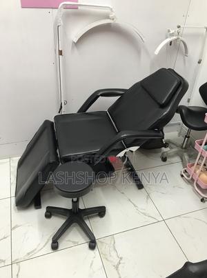 Foldable Tattoo Bed With Stool - Lash/Facial/Massage - main view