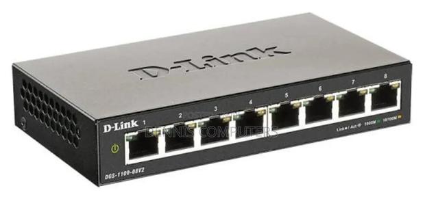 D-Link 8-Port Poe Gigabit Smart Managed Switch DGS-F1100-10p