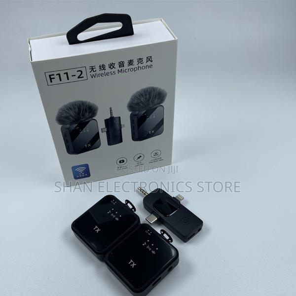 Affordable Microphone F15-2 Double Wireless Phone Mic - main view