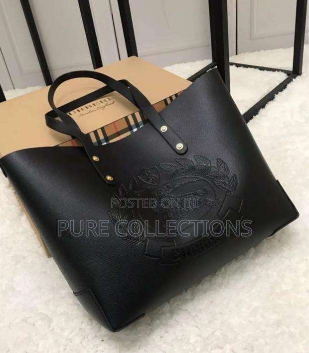 Black Burberry Tote Bag - main view
