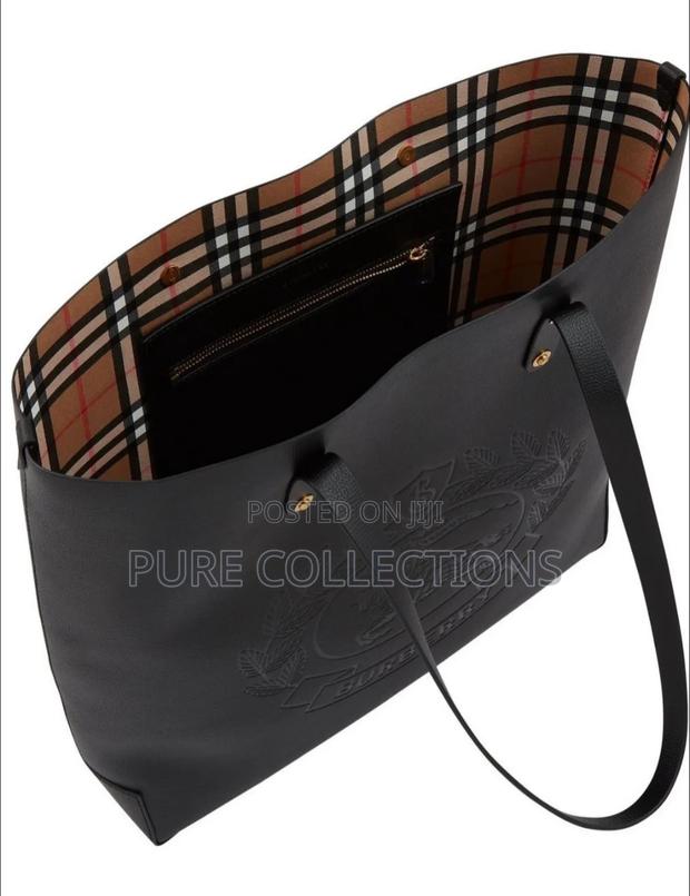 Black Burberry Tote Bag - thumbnail 3