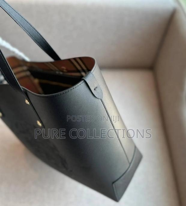 Black Burberry Tote Bag - thumbnail 4