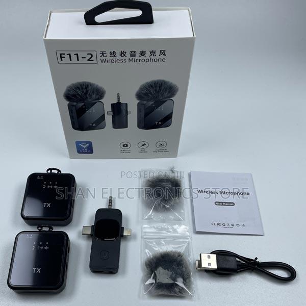 F15-2 Dualnoise Cancelling Wireless Microphone 2in1 Anc Lavalier Mic - main view