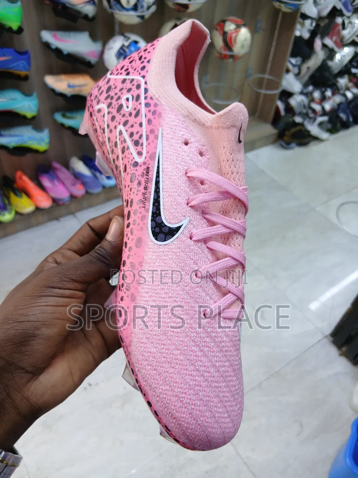 Pink Air Zoom Safari Pack — Football Boots
