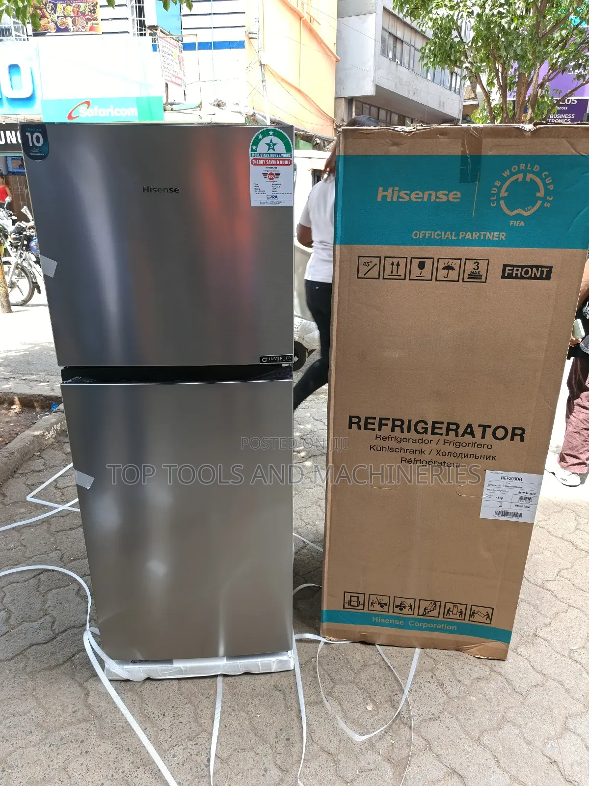 Hisense 203 LTRS Non-Frost Double Door Refrigerator10 Years Warranty