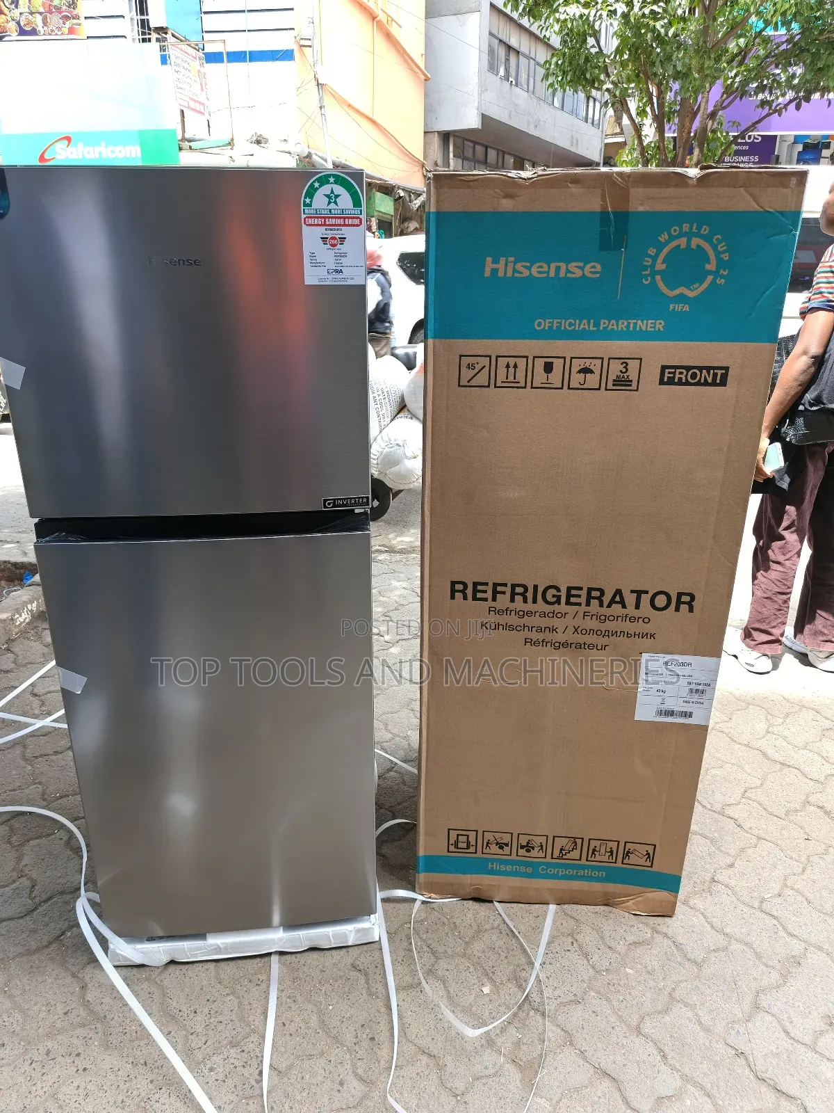 Hisense 203 LTRS Non-Frost Double Door Refrigerator10 Years Warranty