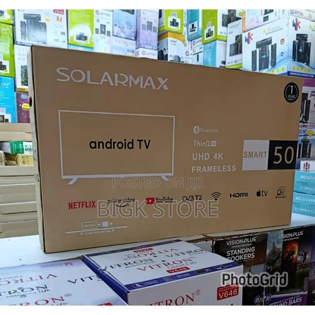 Solarmax 50"Inch Uhd Smart Android Frameless Tv - main view