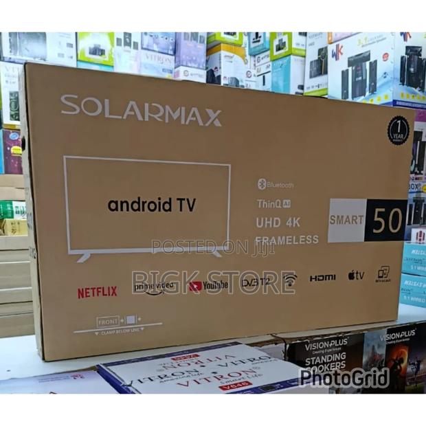 Solarmax 50"Inch Uhd Smart Android Frameless Tv - thumbnail 2
