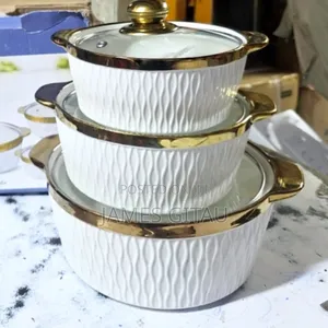 3pcs Ceramic Pots