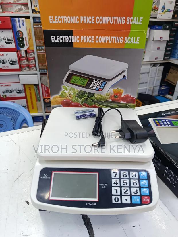 Rechargeable Butchery Scale Battery Powered Scale - main view