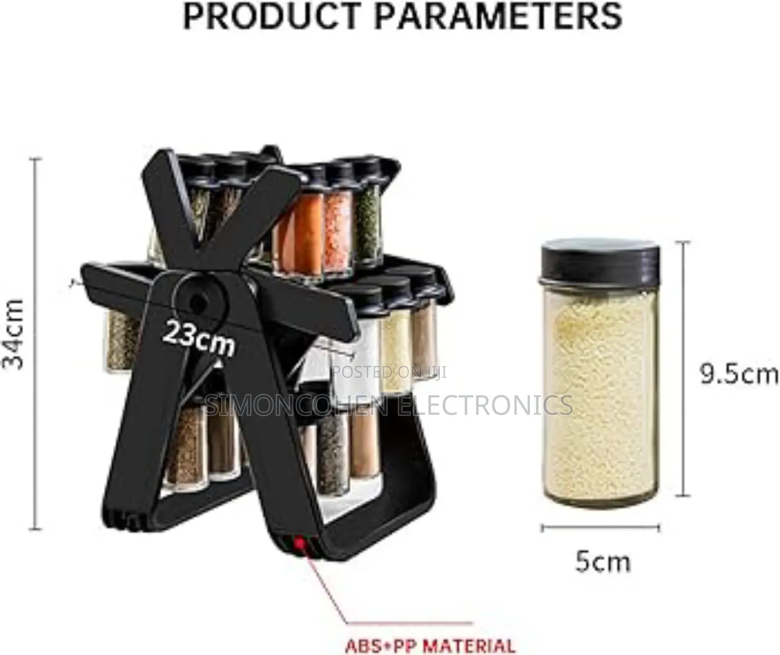 Windmill Rotating Spice Rack