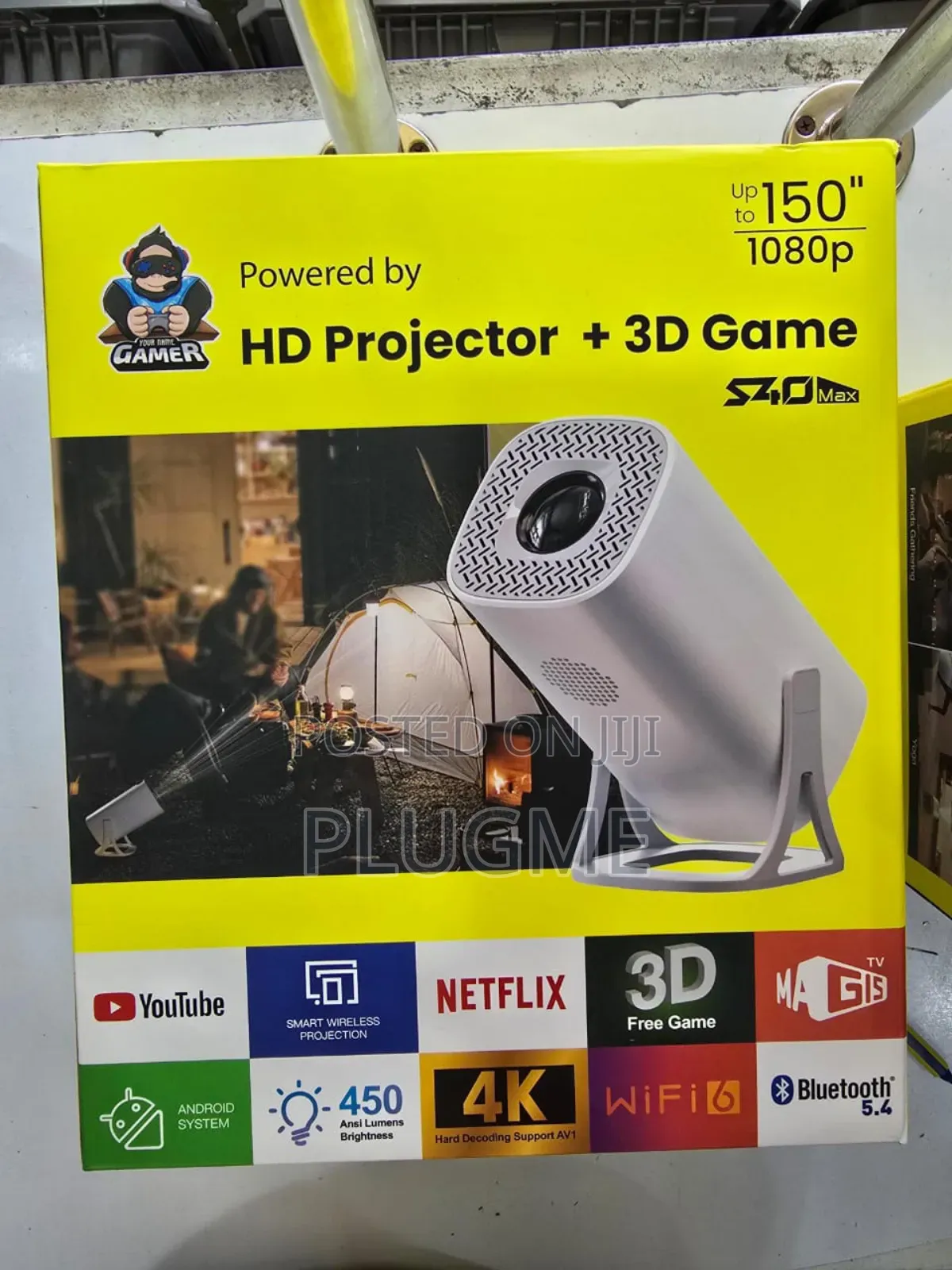 S40 Max Mini Android LCD Video Projector + 3d Game
