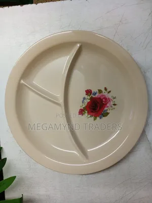 12pc Melamine Partition Plates / Partition Plate