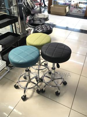 Adjustable Manicure Stool With Wheels - Spa Salon - main view