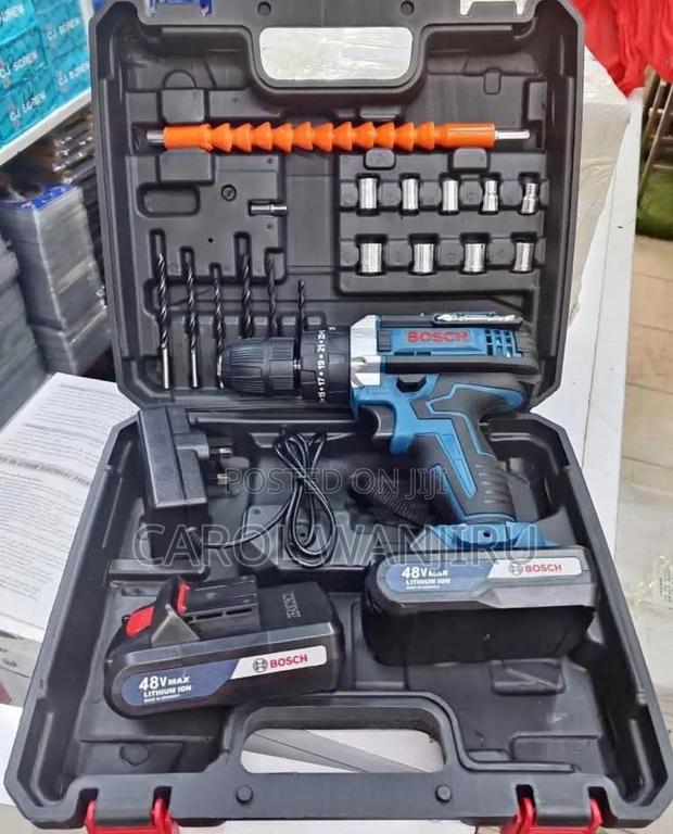 48v Cordless Bosch Drill With Two Batteries - main view