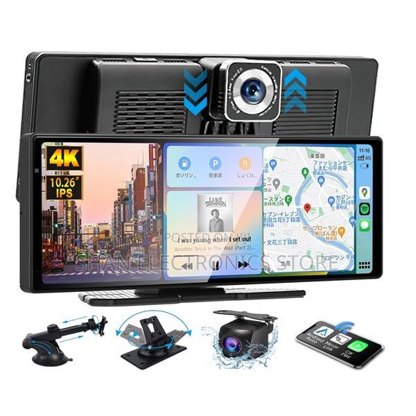 Radio With Front and Back Dash Camera, Android Auto,Carplay 10.26 Inch - main view