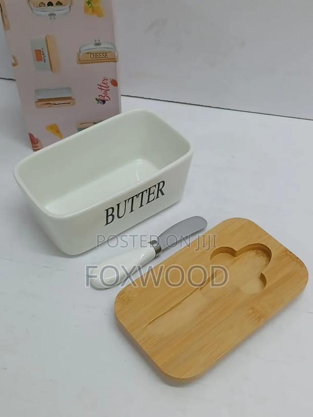 Ceramic Butter Dish With Lid Butter Keeper - main view