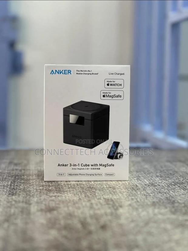 Anker Magsafe Charger Stand And Case - 3-in-1 Cube - thumbnail 3