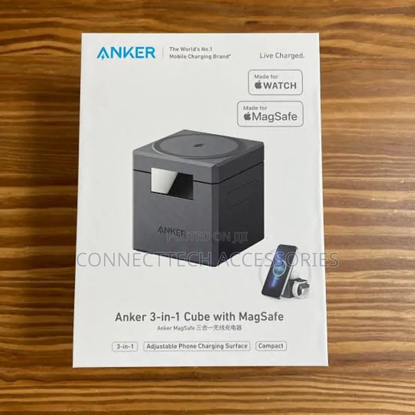 Anker Magsafe Charger Stand And Case - 3-in-1 Cube