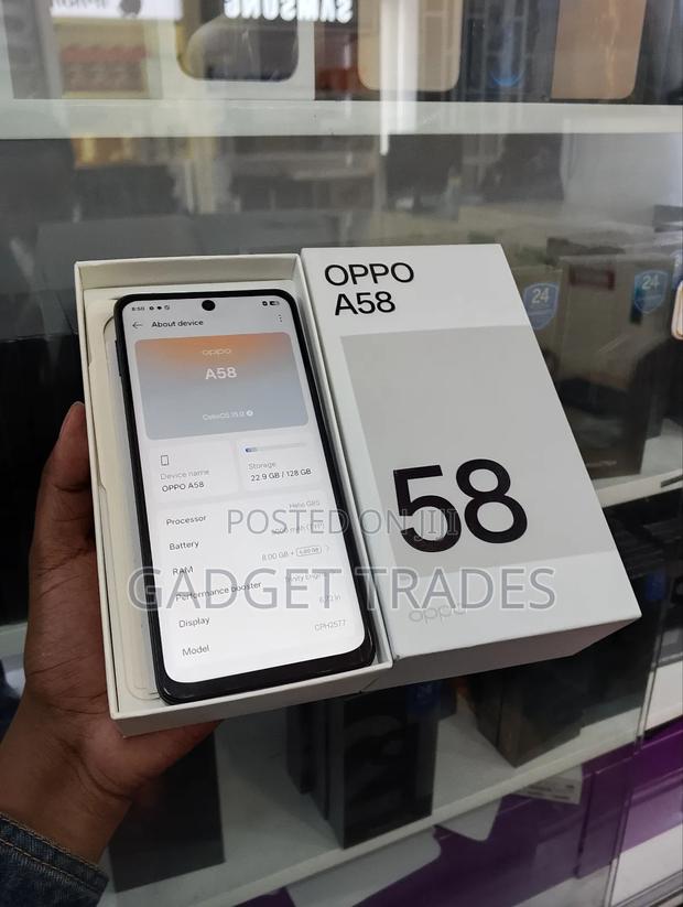 Oppo A58 128 GB Black - thumbnail 4
