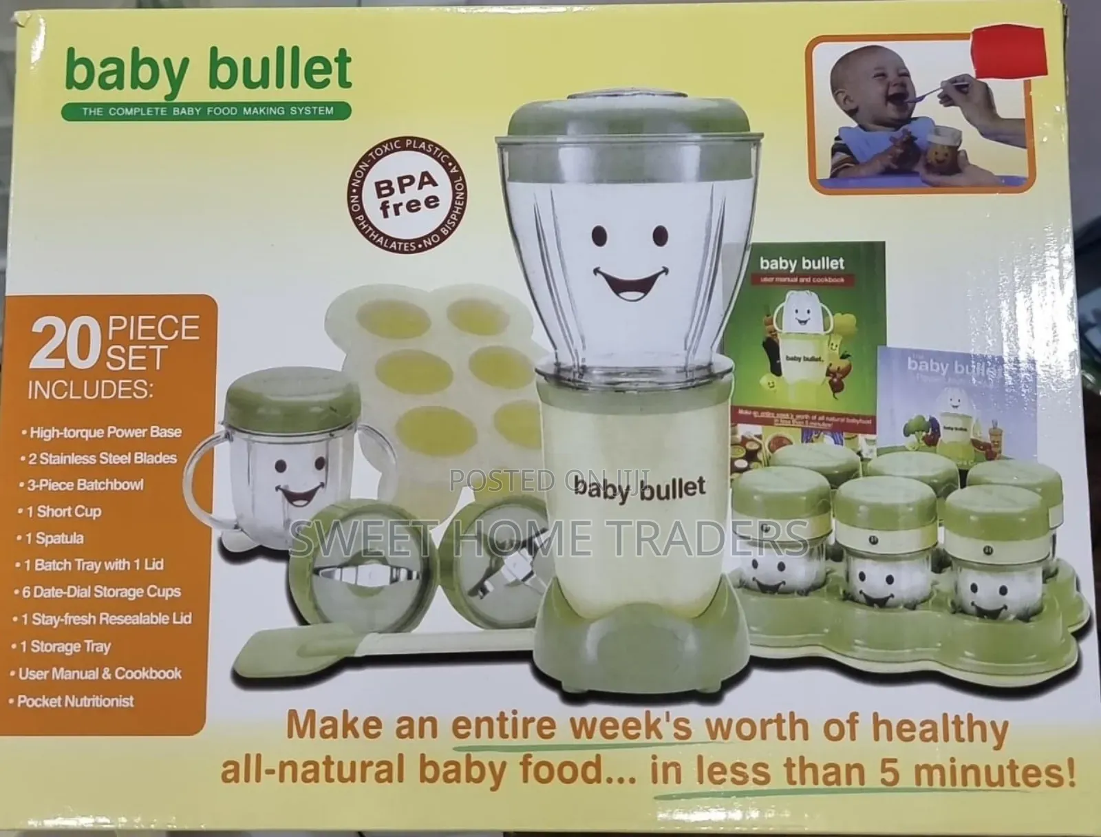 Bpa Free Baby Bullet Food Making System