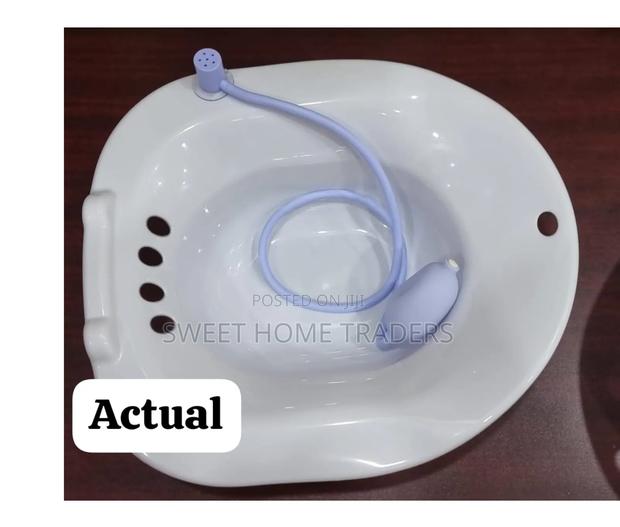 Healthy Postpartum Sitz Bath Basin and Hand Pump - main view