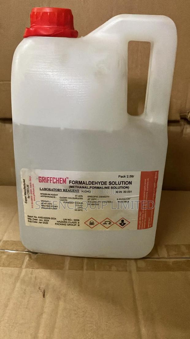 Formaldehyde 37-41% Formalin Solution 2.5lt Lr Griffchem - thumbnail 2