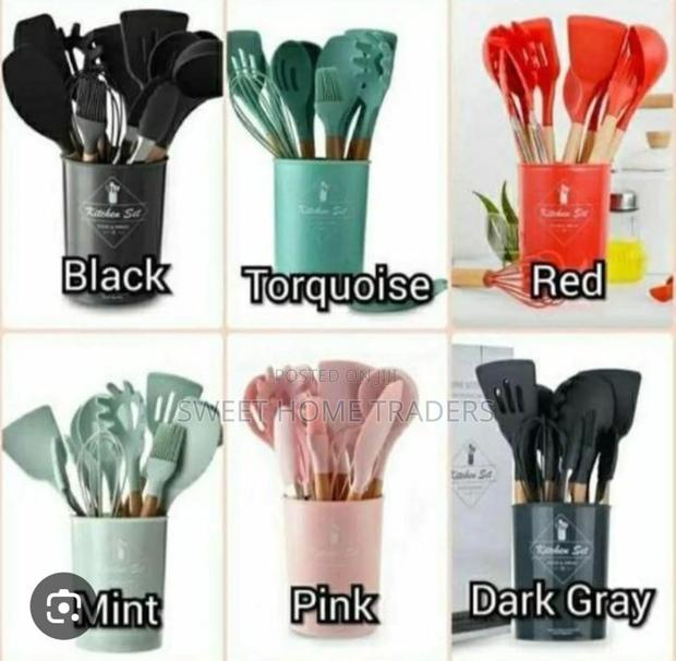 11 PCS Silicone Spoon All Colours