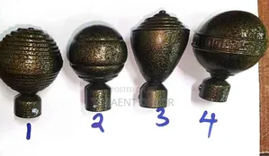 Different Designs Powder Coated Rod End Flowers
