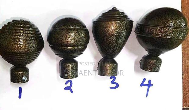 Different Designs Powder Coated Rod End Flowers