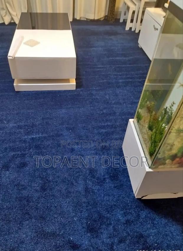 Usa 8mm Blue Full Span Full Impact Wall To Wall Carpets - main view