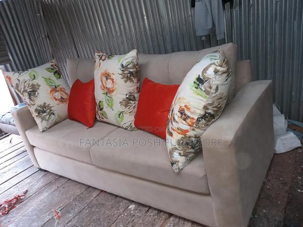 Beige 3-Seater Sofa - main view