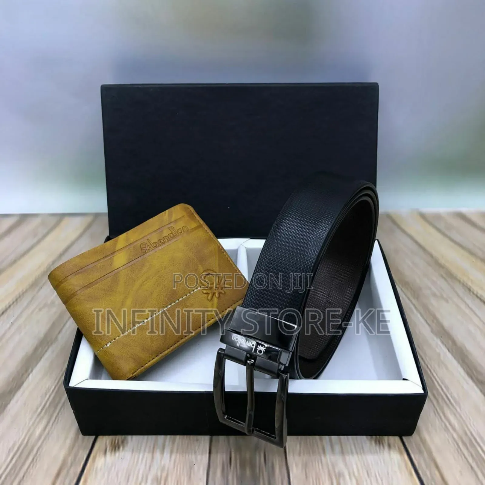 Luxurious Men Belt and Wallet Gift Set