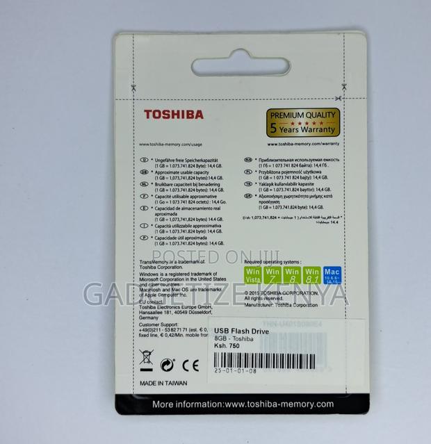 Toshiba 8gb Usb Flash Drive - thumbnail 3