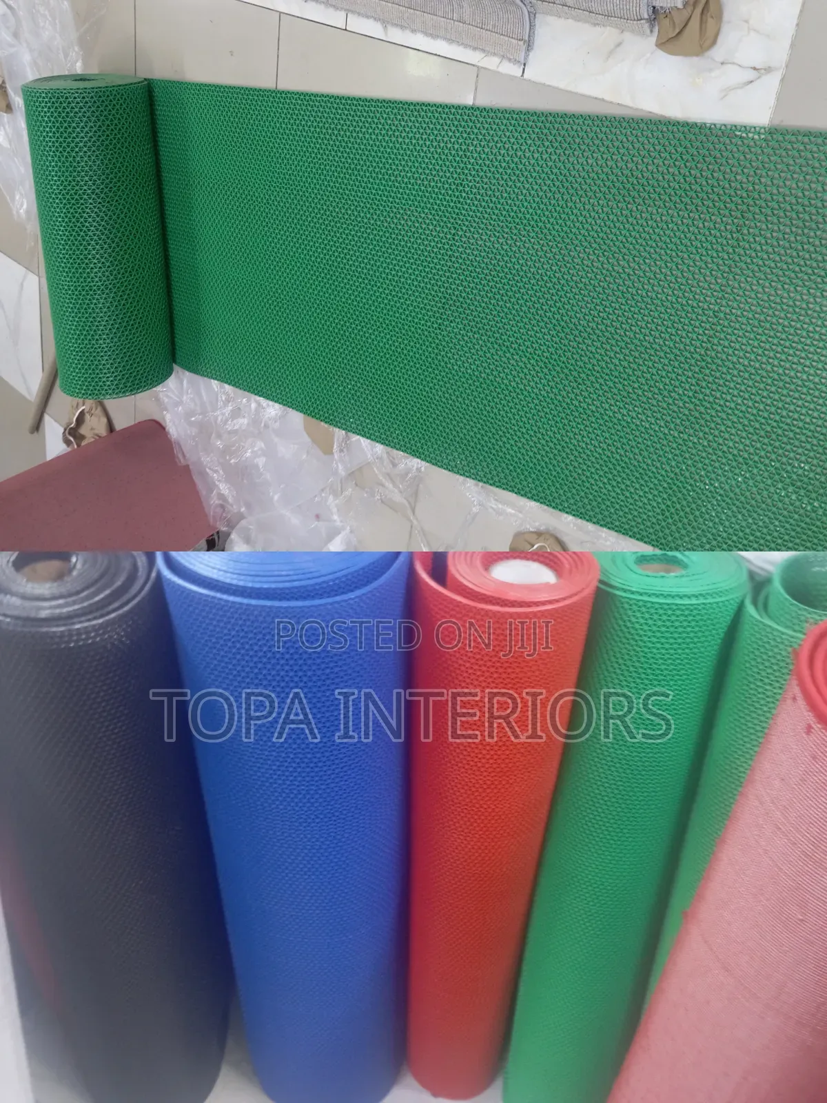 Porous Outdoor Water Resistant PVC Antislip Rubber S-Mats