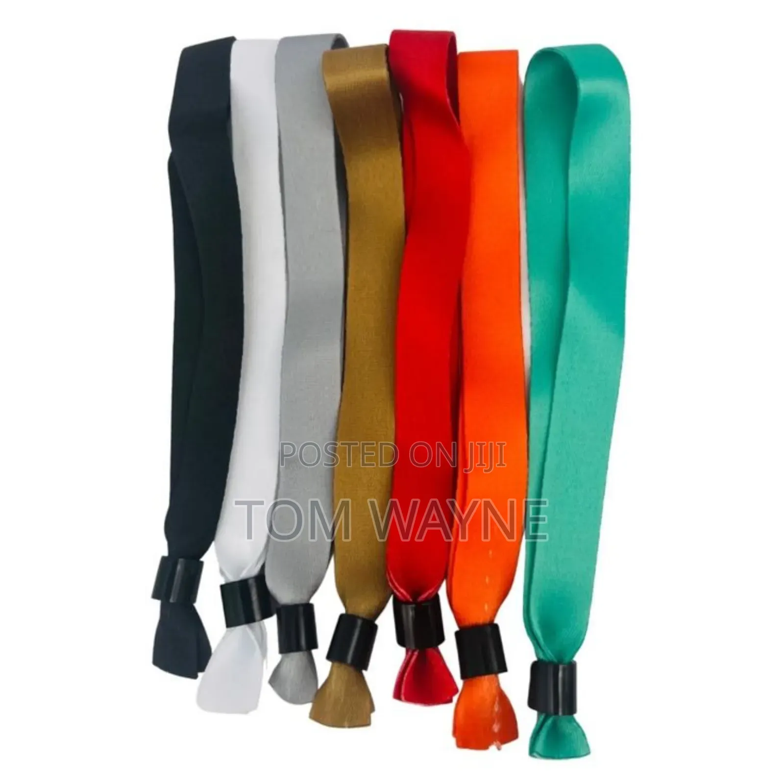 Colorful Events Wristbands Fabric/Cloth Material