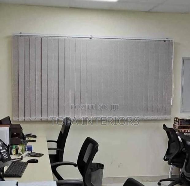 Mood Enhancing Vertical Office Window Blinds for Office Privacy