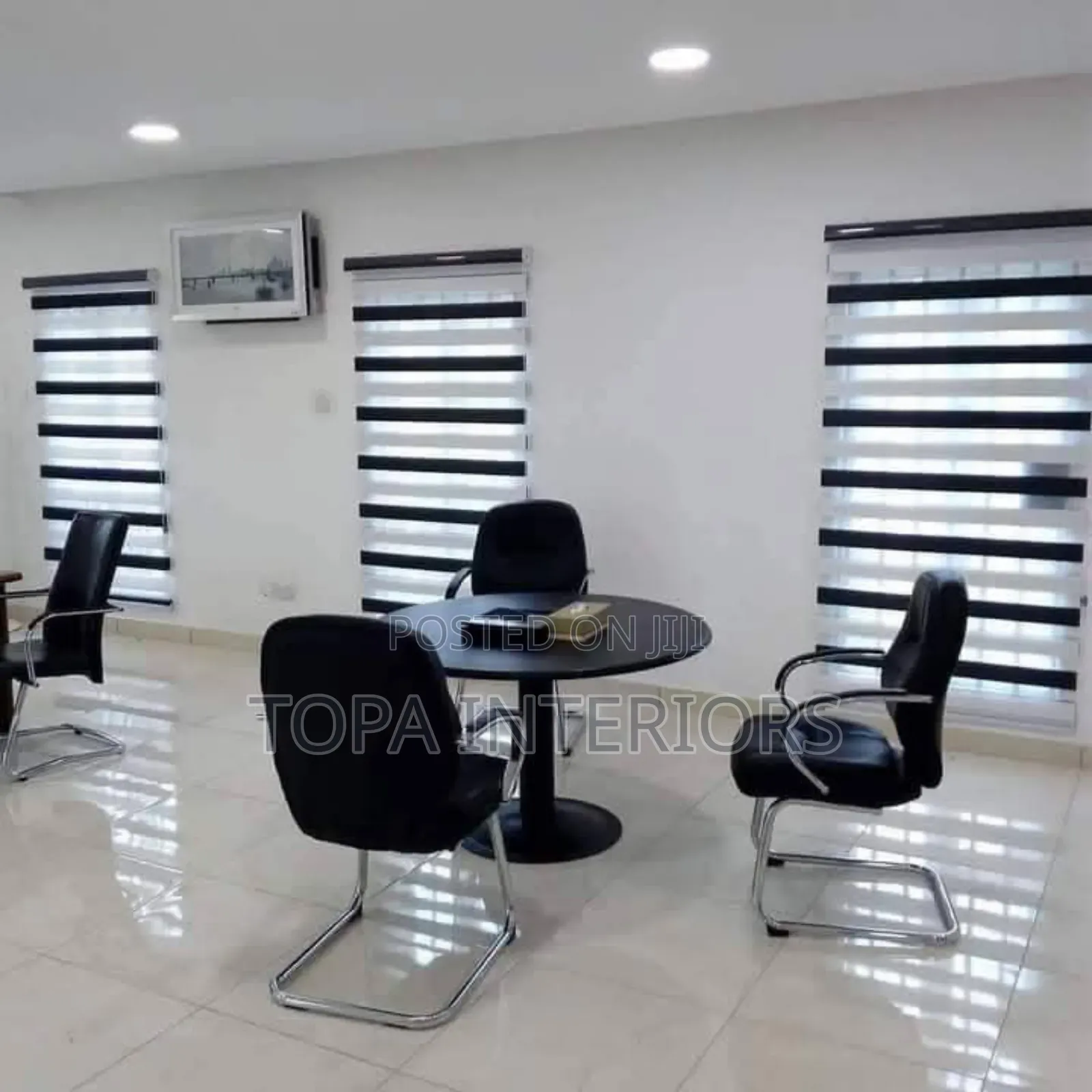Horizontal Office Roller Window Blinds Inclusive of Installation