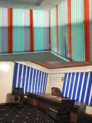 Office Privacy Curtains Vertical Office Blinds Inclusive of Fitting