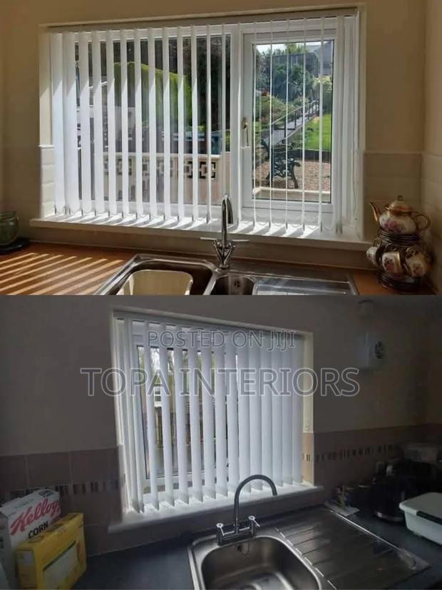Home Decor Vertical Kitchen Window Blinds