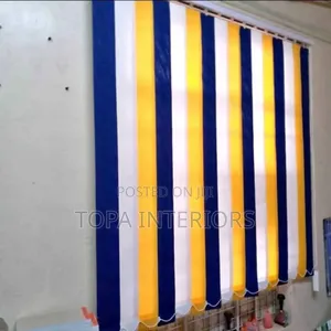 Beautiful Office Vertical Window Curtain Blinders