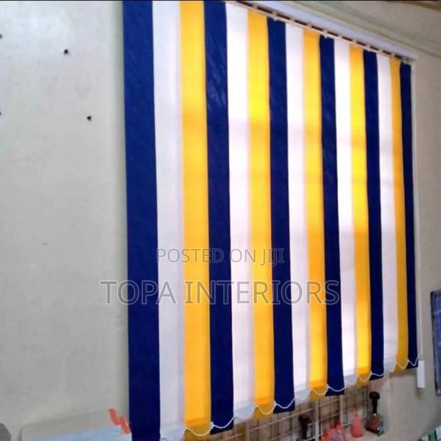 Beautiful Office Vertical Window Curtain Blinders