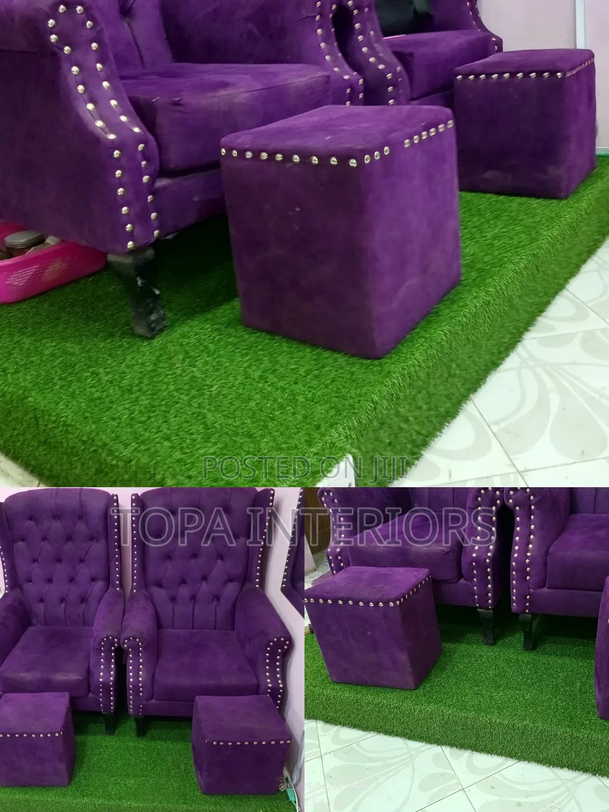 Decorative Green Lifelike Artificial Turf Grass Carpets
