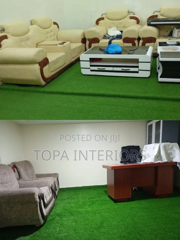 Indoor Decorative Green Artificial Easy to Clean Turf Grass Carpets