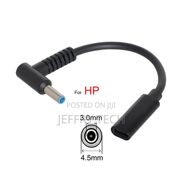 Hp Laptop Charging Cable Type-C Female to 4.5x3.0 Blue Pin Male (Type