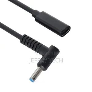 Hp Laptop Charging Cable Type-C Female to 4.5x3.0 Blue Pin Male (Type
